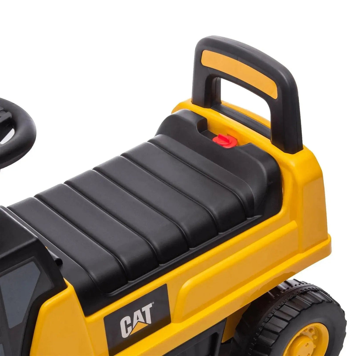 Toddlers Foot-to-Floor CAT Ride-On Excavator with Storage, Sound