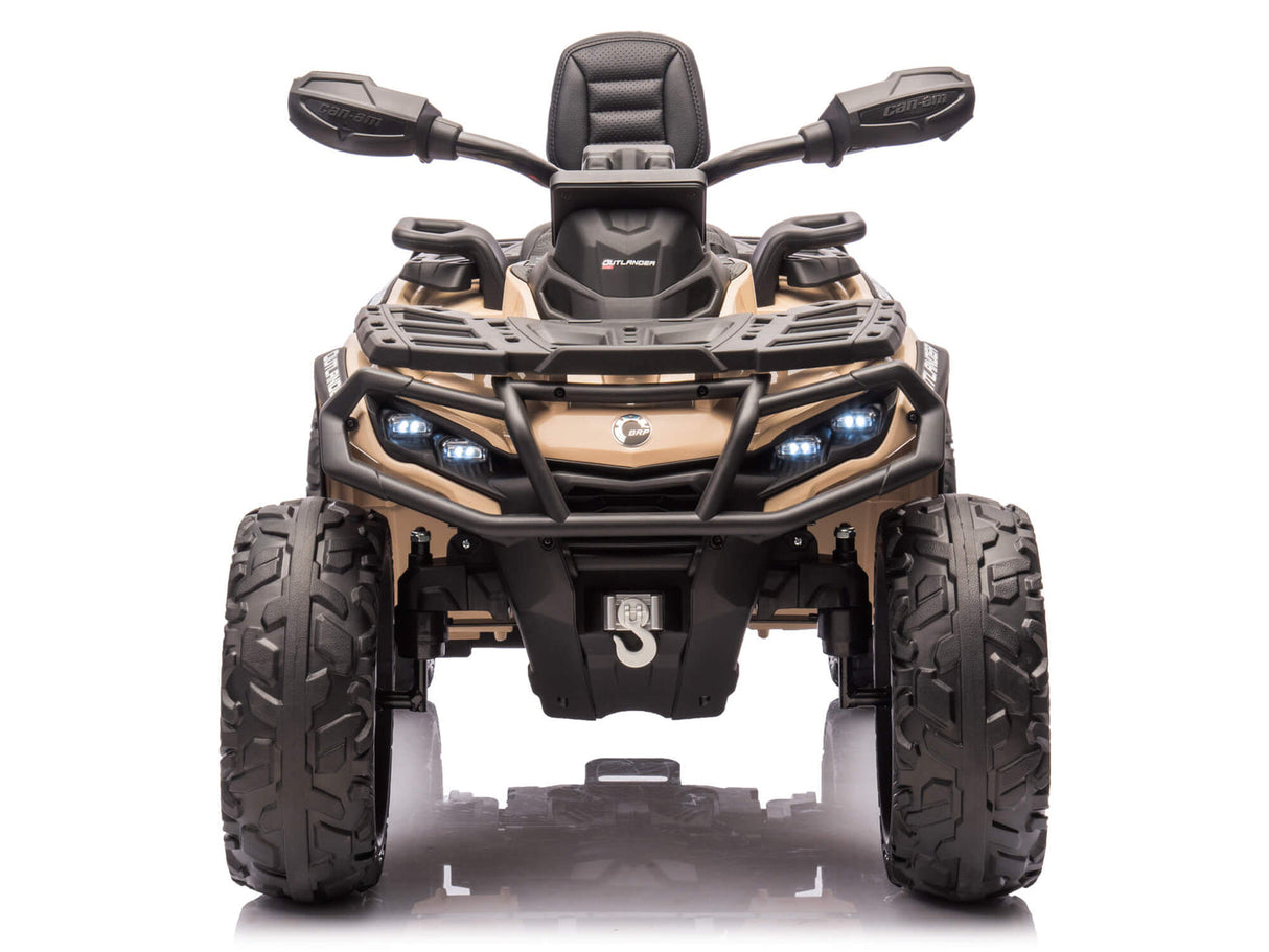 Camel 24V Premium Edition Can-Am Outlander 4WD Ride-On Quad ATV for 2 Kids