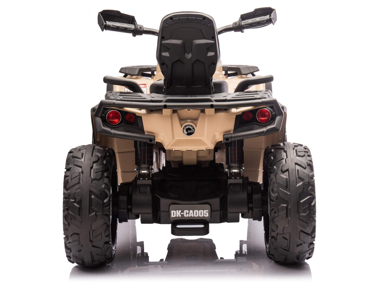 Camel 24V Premium Edition Can-Am Outlander 4WD Ride-On Quad ATV for 2 Kids