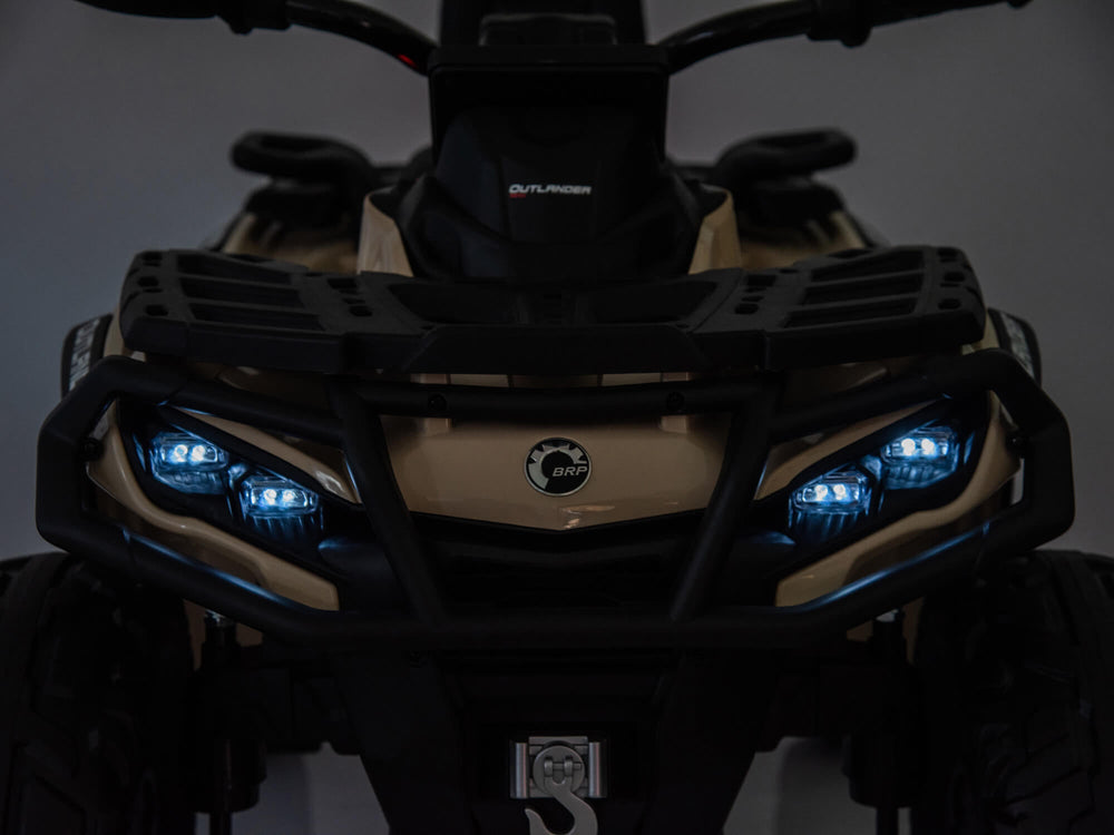 Camel 24V Premium Edition Can-Am Outlander 4WD Ride-On Quad ATV for 2 Kids