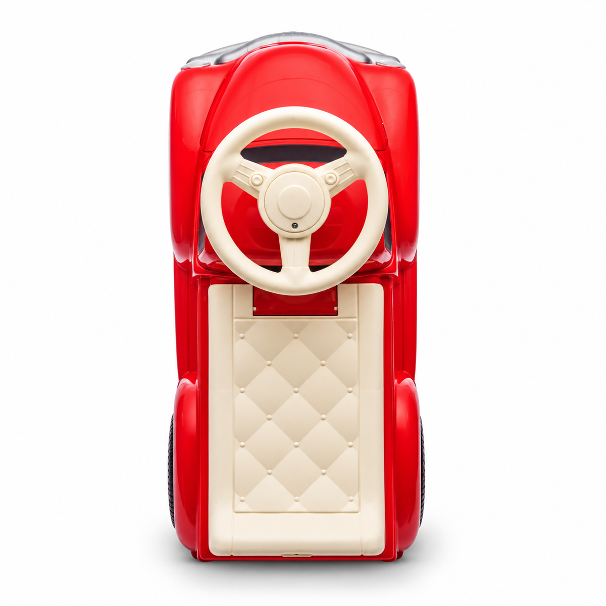 Toddlers Red Chevrolet 3100 Vintage Foot-To-Floor Ride-On Push Car with Music, Storage