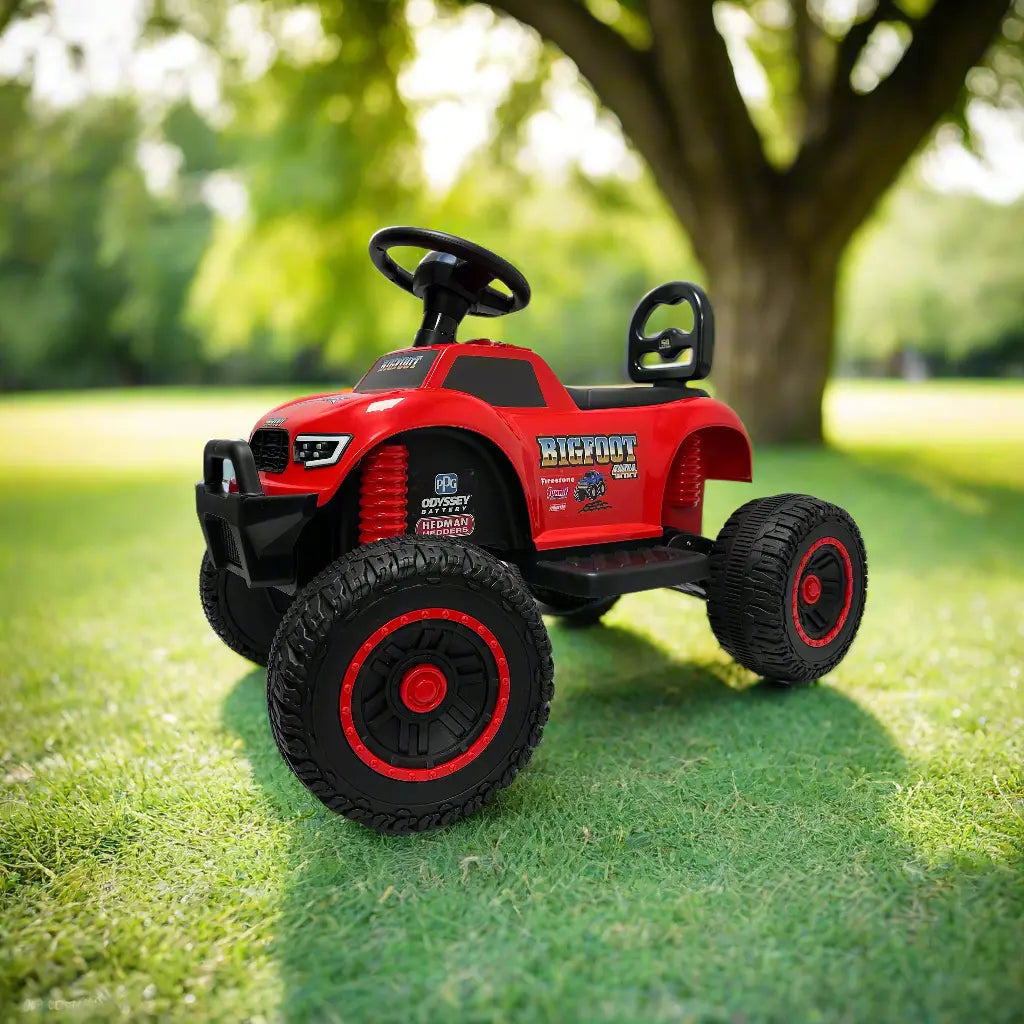 6V Big Foot Edition Kids Ride-On Monster Truck with LED Lights, Music