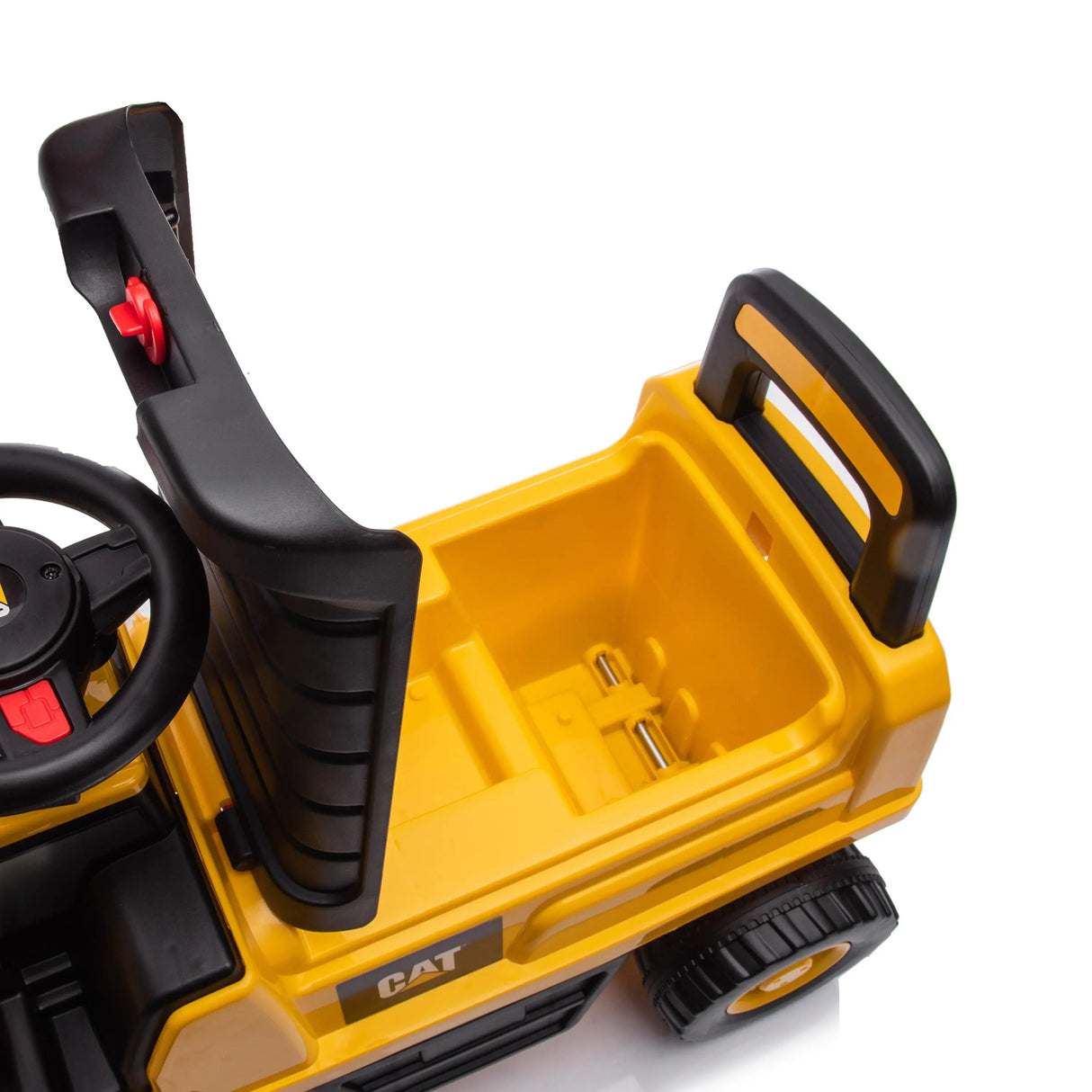 Toddlers Foot-to-Floor CAT Ride-On Excavator with Storage, Sound