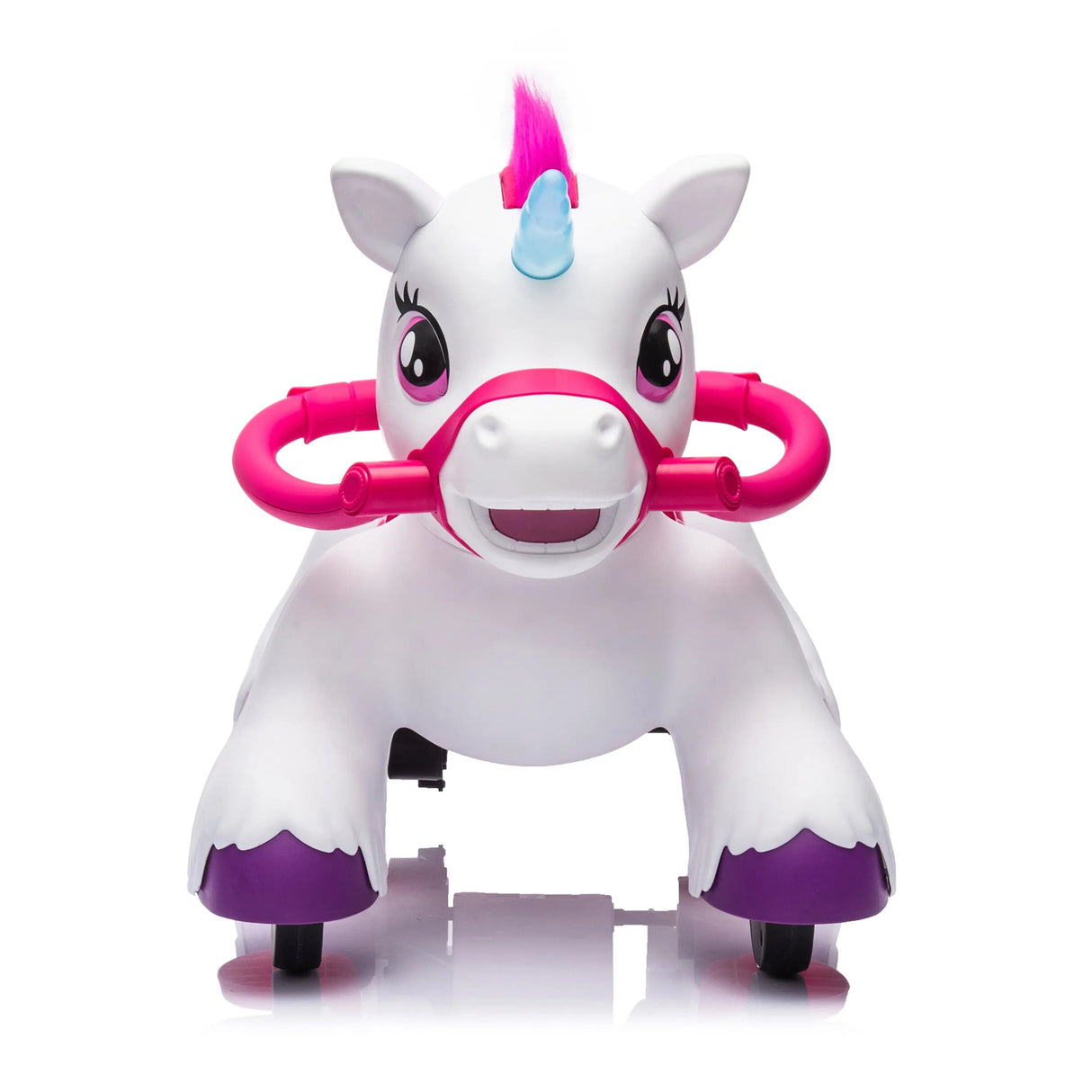 6V Toddlers Interactive 1-Seater Magical Unicorn Ride-On with Lights, Sound