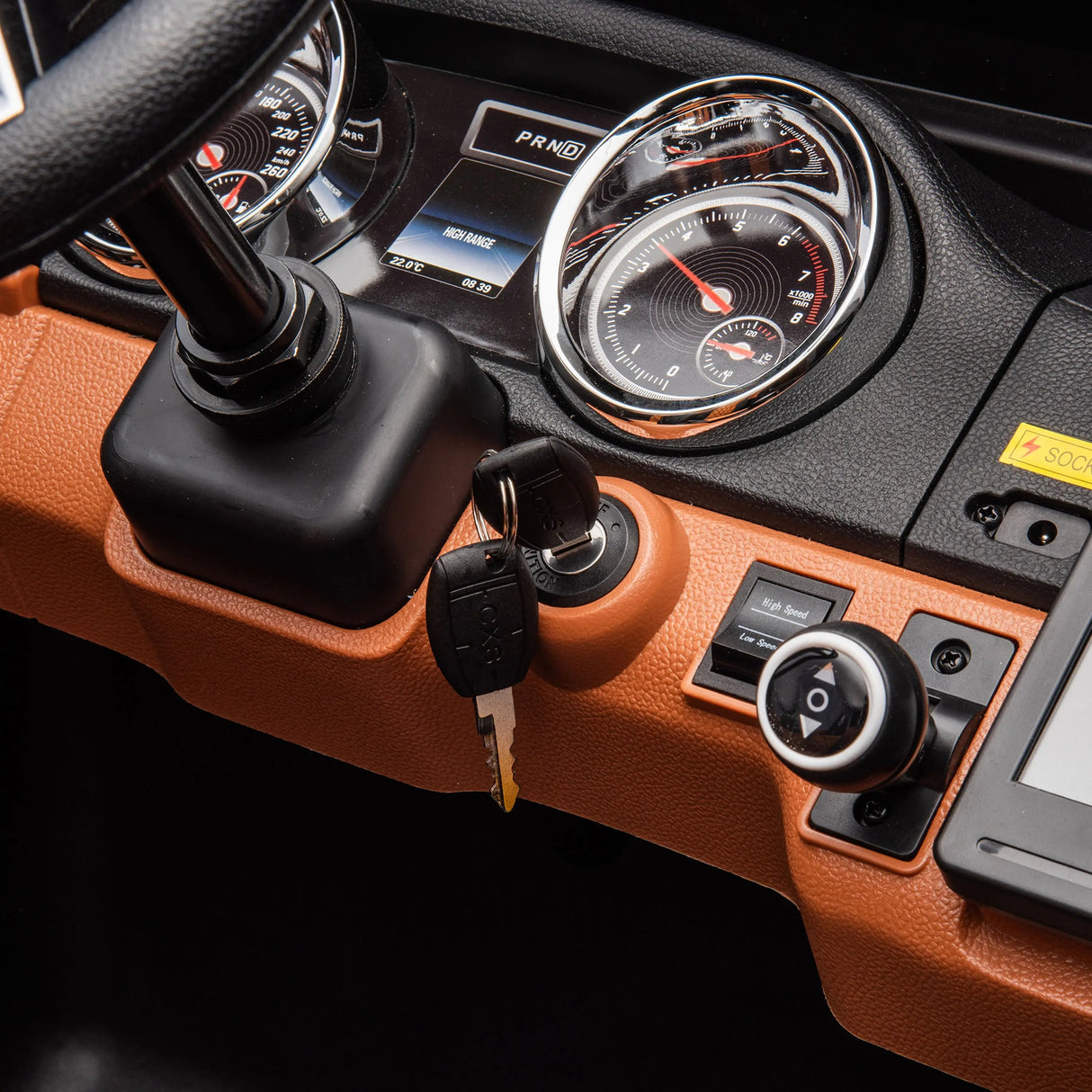 24V 200W Kids Mercedes-Benz Maybach 2-Seater Ride-On SUV with Air-Filled Rubber Tires, Music, Remote