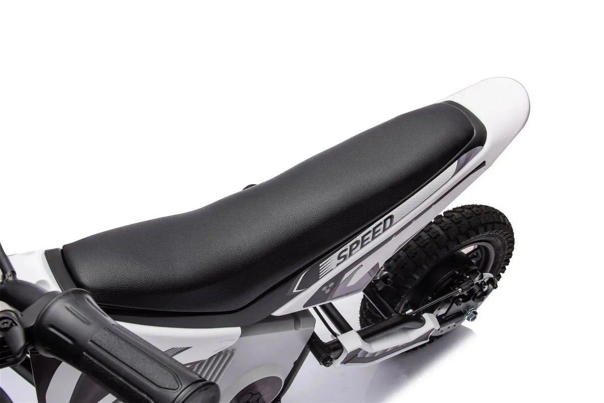 36V 350W High Speed Electric Dirt Bike with Brushless Motor for Big Kids with Air-Filled Rubber Tires