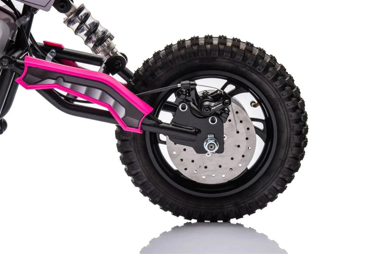 36V 350W High Speed Electric Dirt Bike with Brushless Motor for Big Kids with Air-Filled Rubber Tires