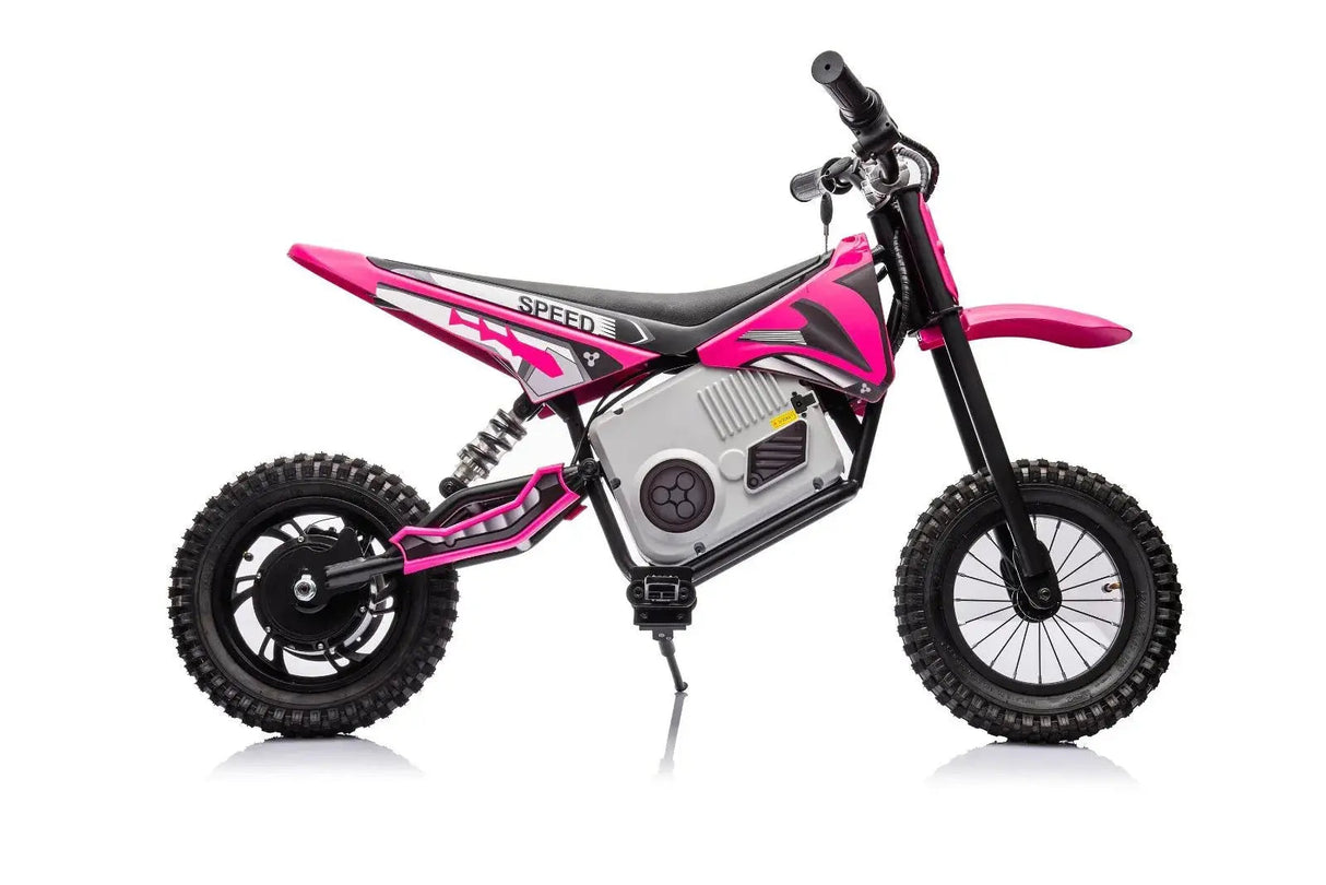 36V 350W High Speed Electric Dirt Bike with Brushless Motor for Big Kids with Air-Filled Rubber Tires