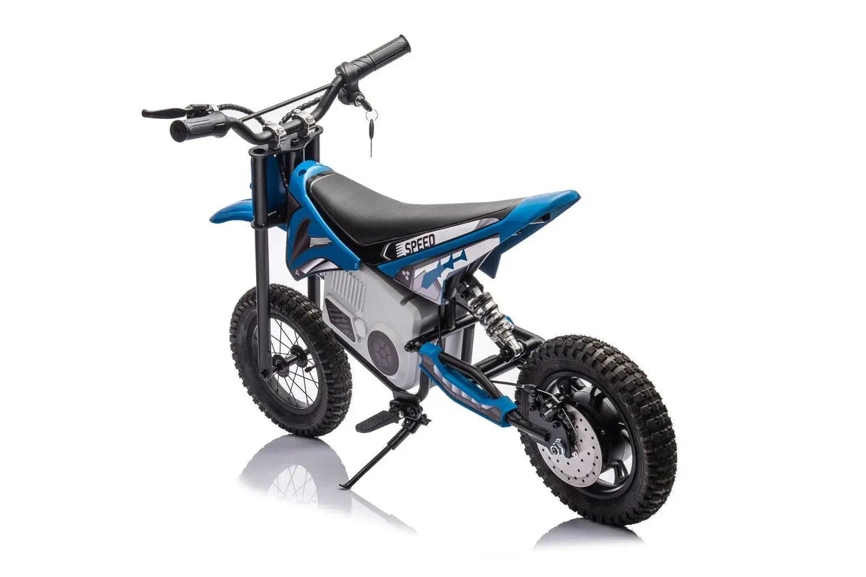 36V 350W High Speed Electric Dirt Bike with Brushless Motor for Big Kids with Air-Filled Rubber Tires