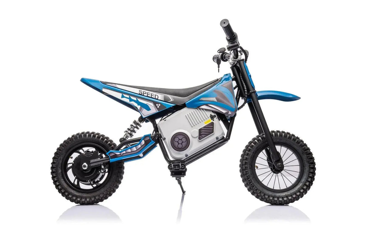 36V 350W High Speed Electric Dirt Bike with Brushless Motor for Big Kids with Air-Filled Rubber Tires