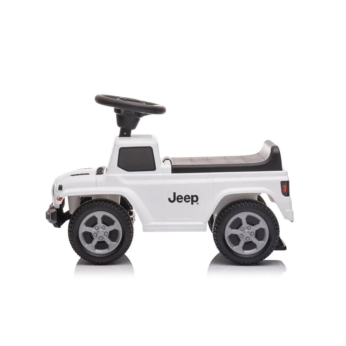Toddlers Foot-to-Floor Jeep Rubicon Ride-On Truck with Storage, Sound