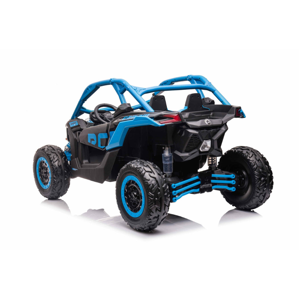 Blue 2x24V/2WD Official Can-Am Maverick Ride on Buggy, LX Performance