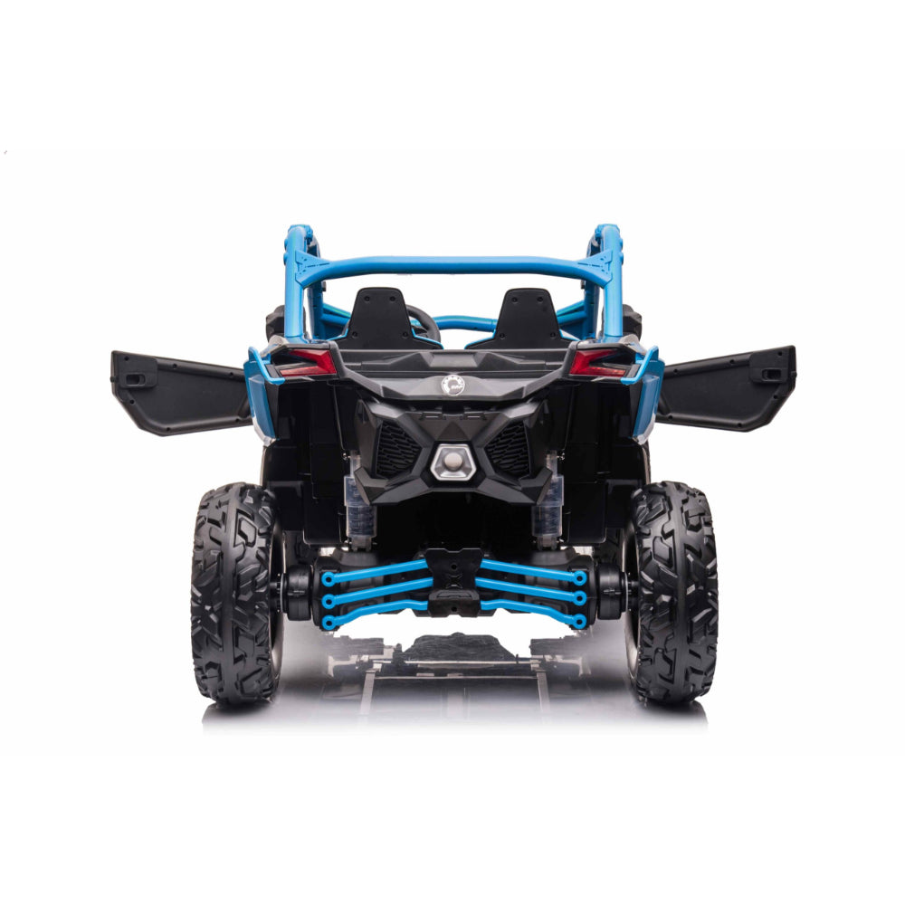 Blue 2x24V/2WD Official Can-Am Maverick Ride on Buggy, LX Performance