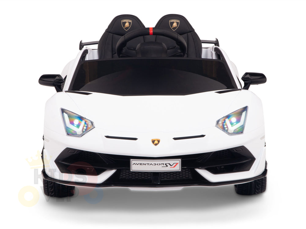 KIDSVIP LAMBORGHINI SVJ KIDS RIDE ON CAR 12V WHITE 2