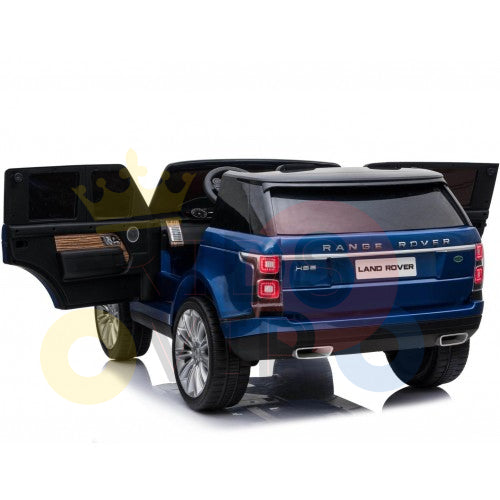 Blue 24V XXL Range Rover MP4 Edition Ride-On Car Fully Loaded with EVA Wheels, Music & Remote