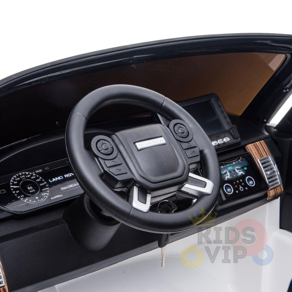 Blue 24V XXL Range Rover MP4 Edition Ride-On Car Fully Loaded with EVA Wheels, Music & Remote