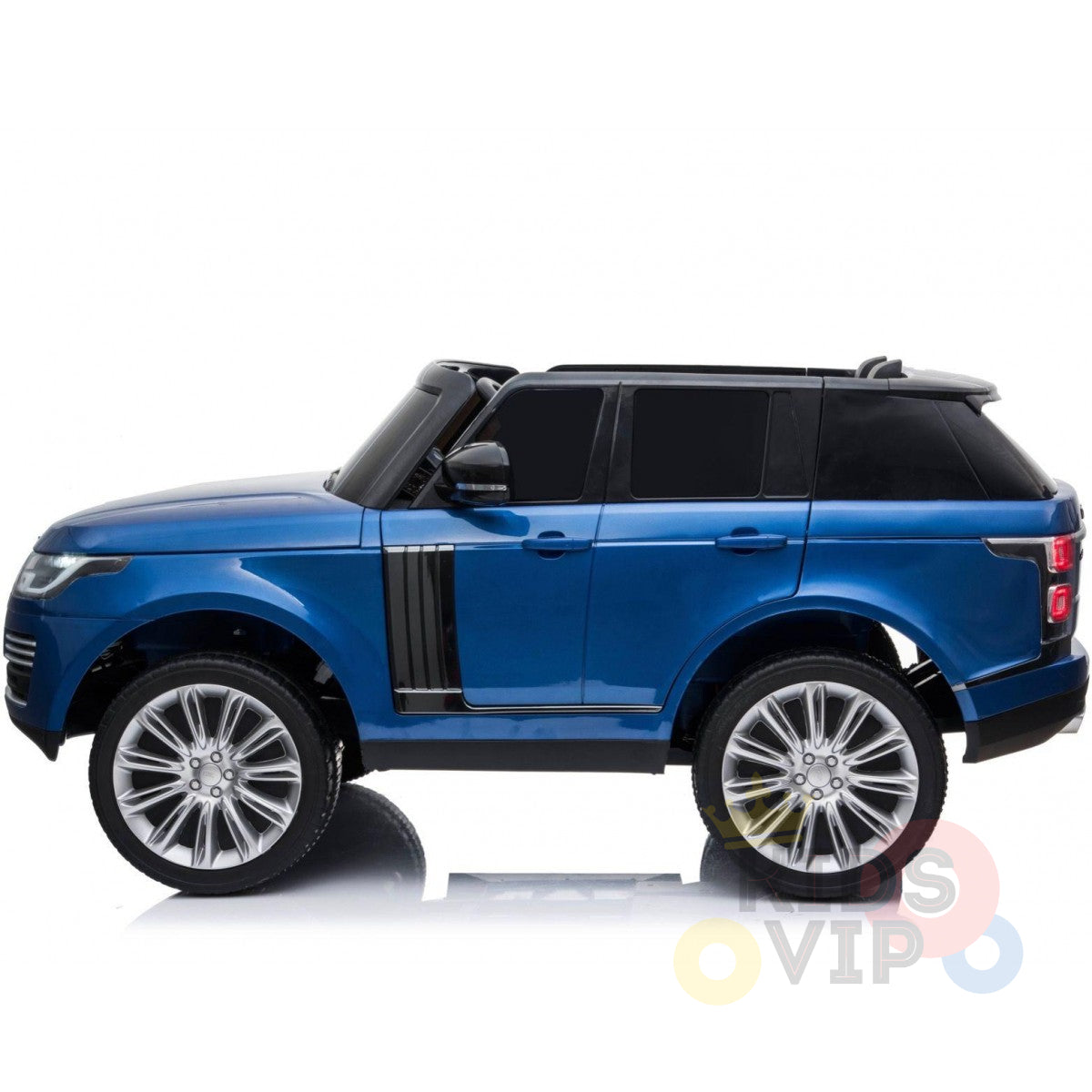 Blue 24V XXL Range Rover MP4 Edition Ride-On Car Fully Loaded with EVA Wheels, Music & Remote