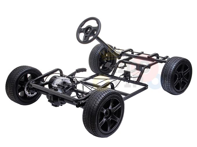 KIDSVIP XXL RIDE ON CAR FOR BIG KIDS 24V 180W RUBBER WHEELS LEATHER SEAT black 35 1