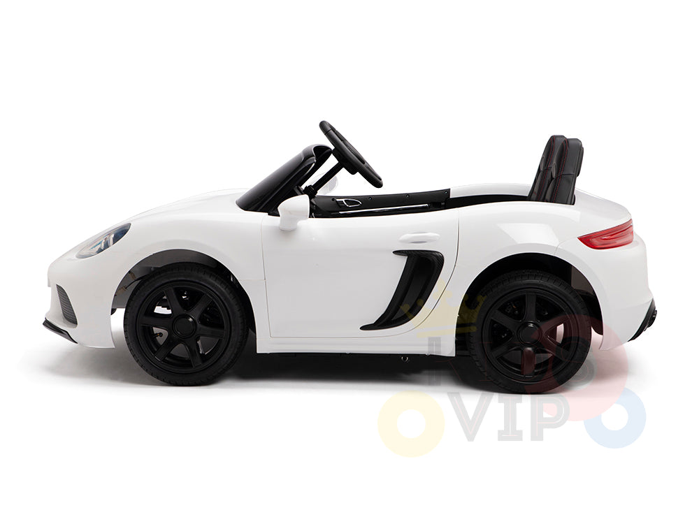 KIDSVIP XXL RIDE ON CAR FOR BIG KIDS 24V 180W RUBBER WHEELS LEATHER SEAT white 55