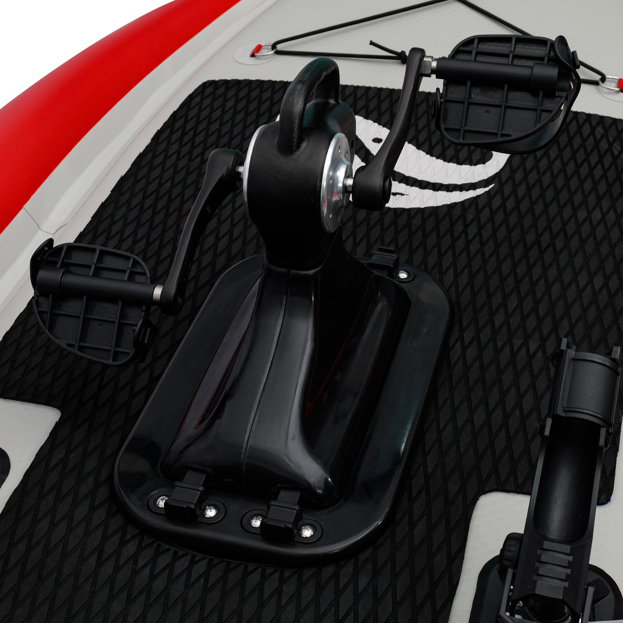 Nautiqua | ARUBA | Deluxe Paddleboard Fishing Pedal Kayak | Red