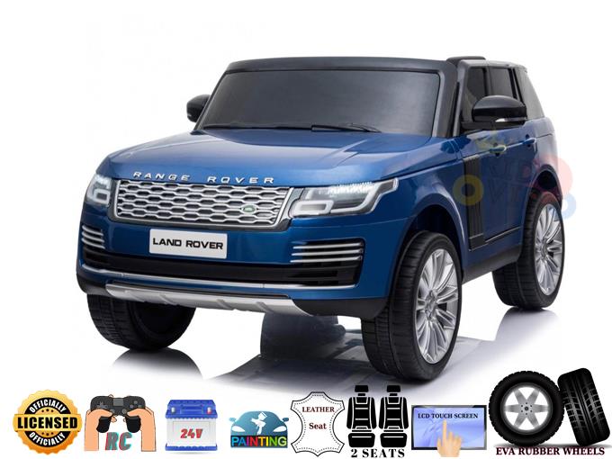 Blue 24V XXL Range Rover MP4 Ride-On Car with Remote – Fully Loaded!