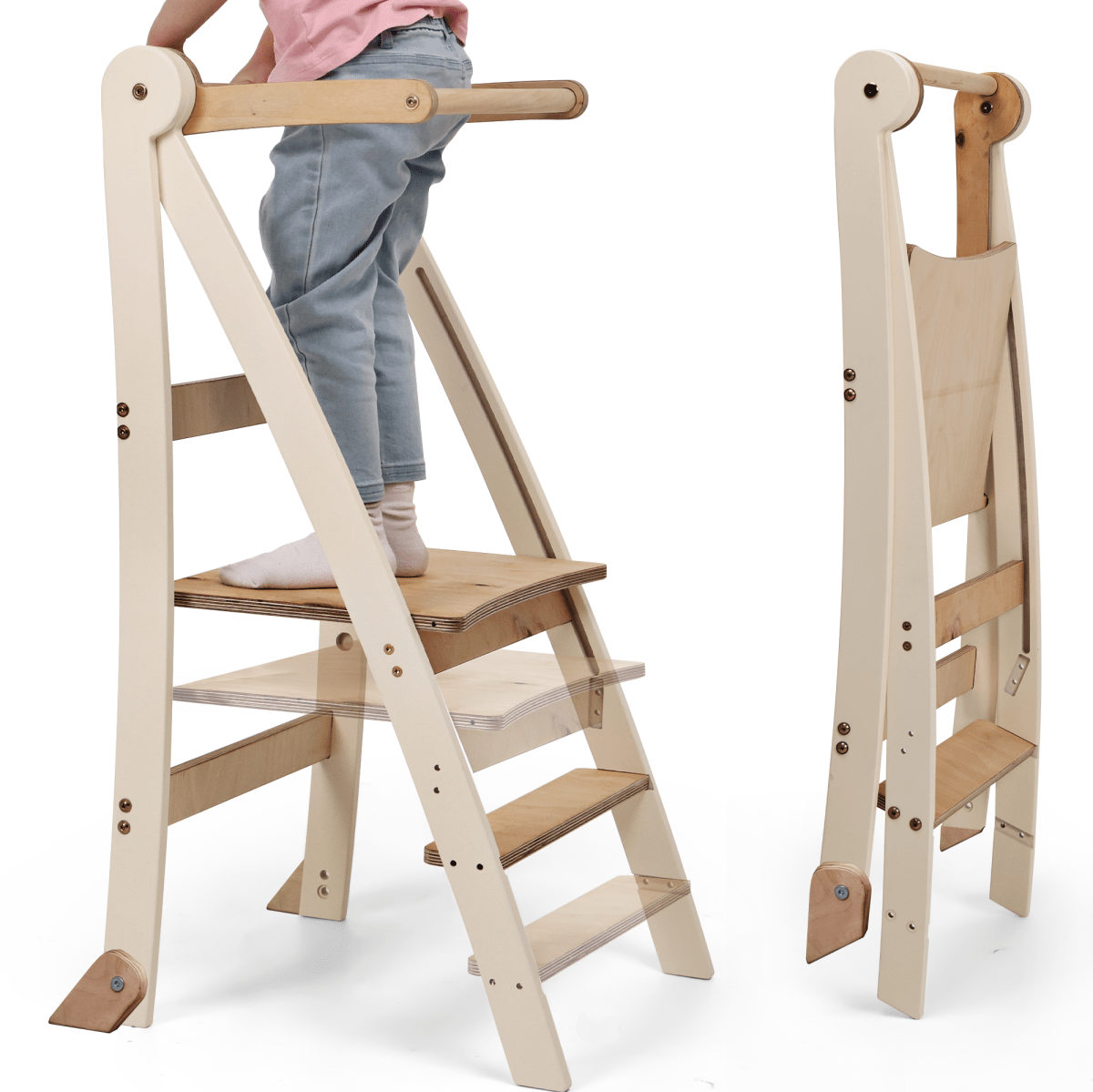 Adjustable Montessori Tower - Kids Step Stool