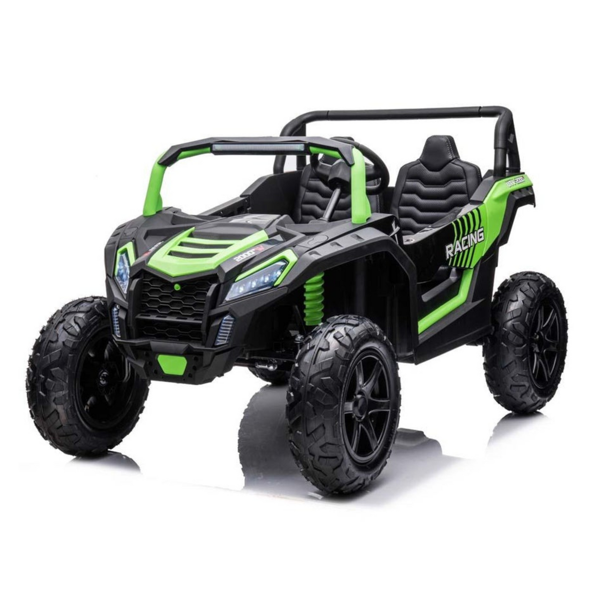 Green 24V/180W XXL Big Kids Blade XR Advanced Ride on Buggy W/ Real Rubber Tires & Brushless Motor, NO RC
