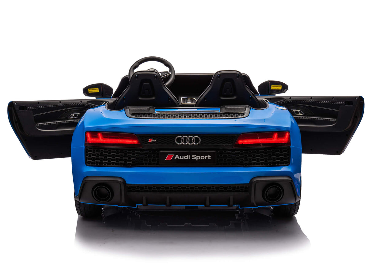 Blue 24V/200W Giant Limited Edition Audi R8 Spyder 2 Seater Ride on Car