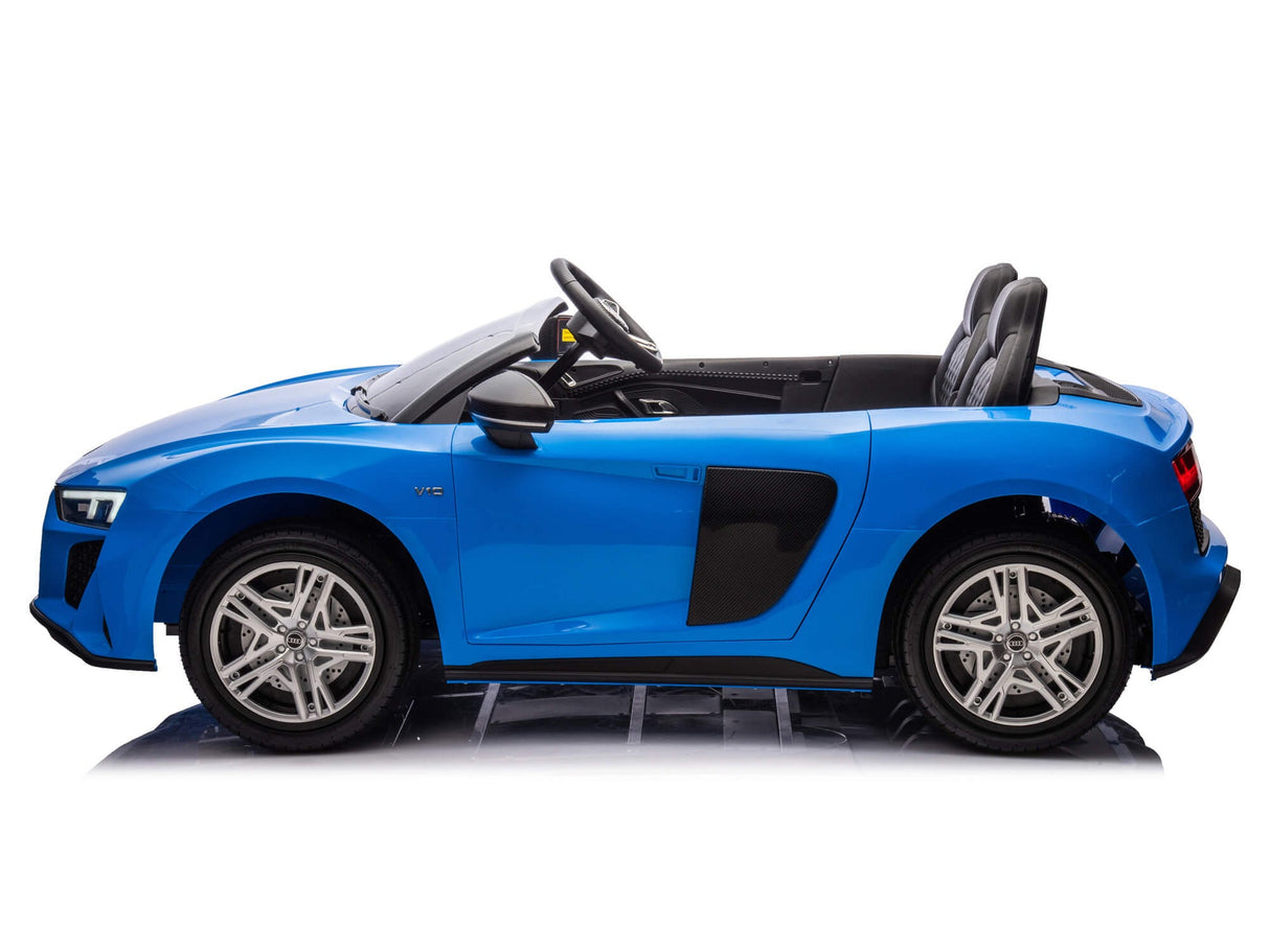 Blue 24V/200W Giant Limited Edition Audi R8 Spyder 2 Seater Ride on Car