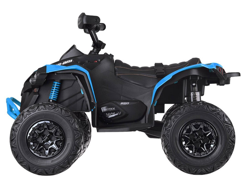 Blue 24V Premium Edition Can-Am Renegade 4WD Ride-On Quad ATV for Kids