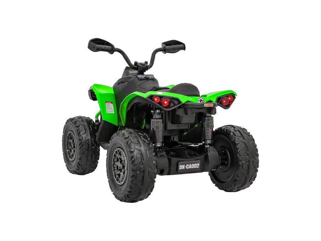Green 24V Premium Edition Can-Am Renegade 4WD Ride-On Quad ATV for Kids