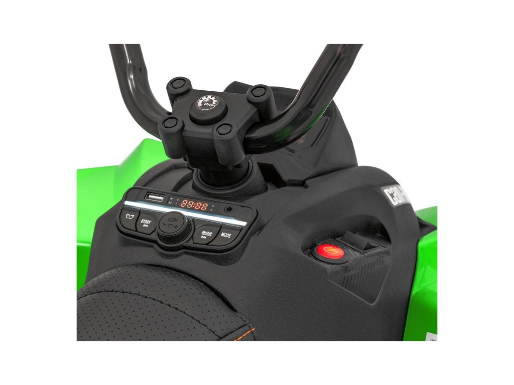 Green 24V Premium Edition Can-Am Renegade 4WD Ride-On Quad ATV for Kids