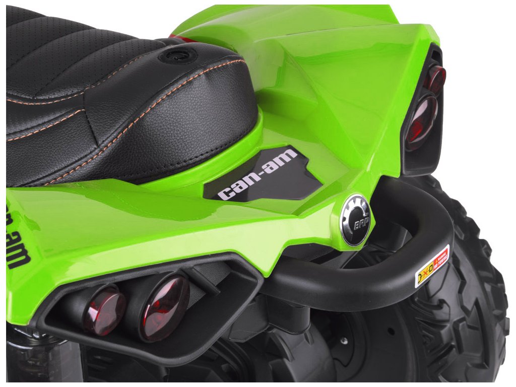 Green 24V Premium Edition Can-Am Renegade 4WD Ride-On Quad ATV for Kids