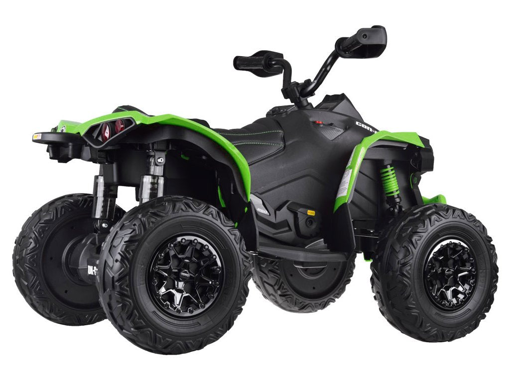 Green 24V Premium Edition Can-Am Renegade 4WD Ride-On Quad ATV for Kids