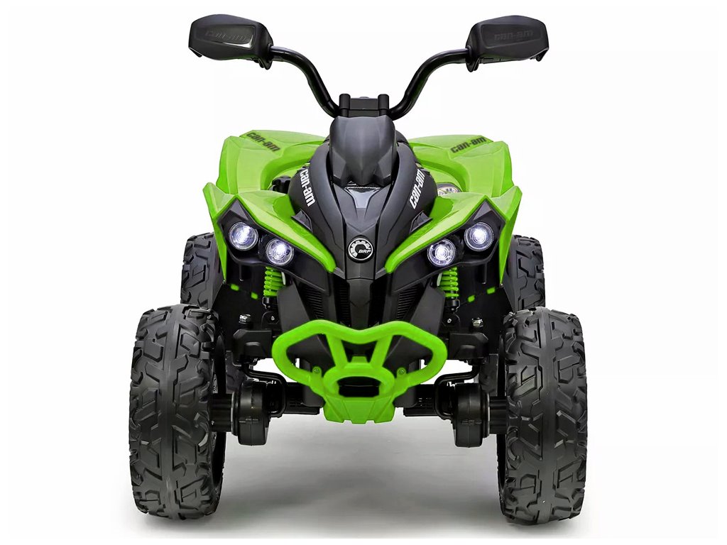 Green 24V Premium Edition Can-Am Renegade 4WD Ride-On Quad ATV for Kids