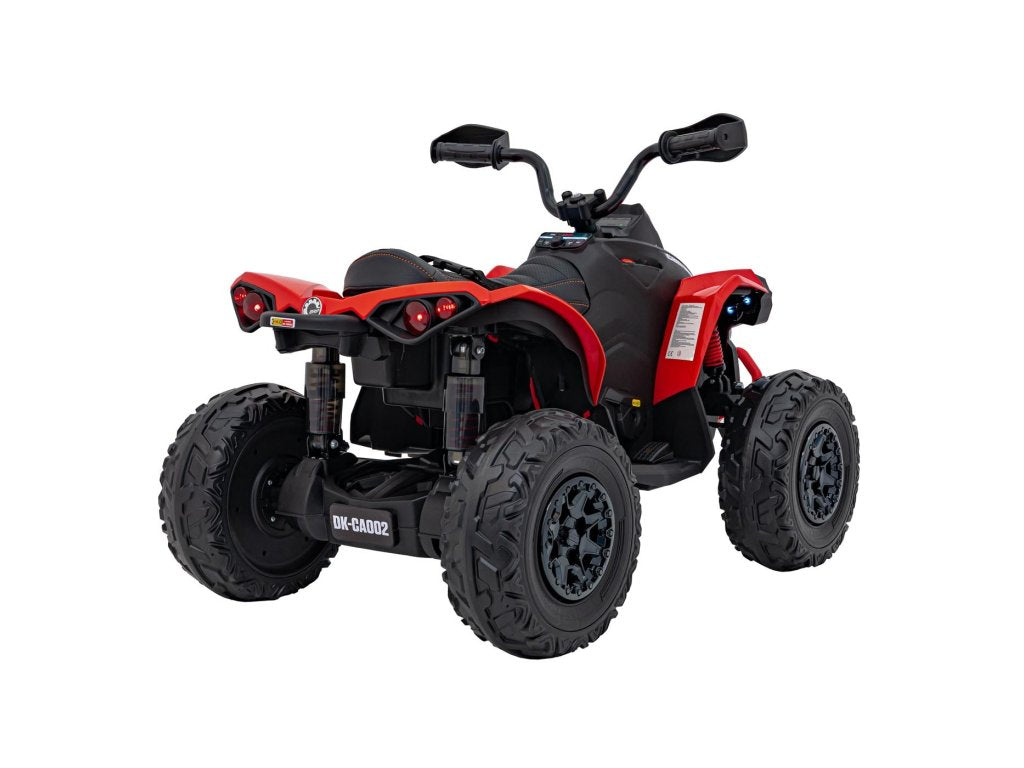 Red 24V Premium Edition Can-Am Renegade 4WD Ride-On Quad ATV for Kids