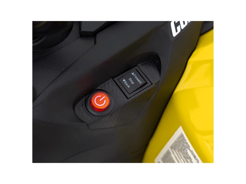 Yellow 24V Premium Edition Can-Am Renegade 4WD Ride-On Quad ATV for Kids