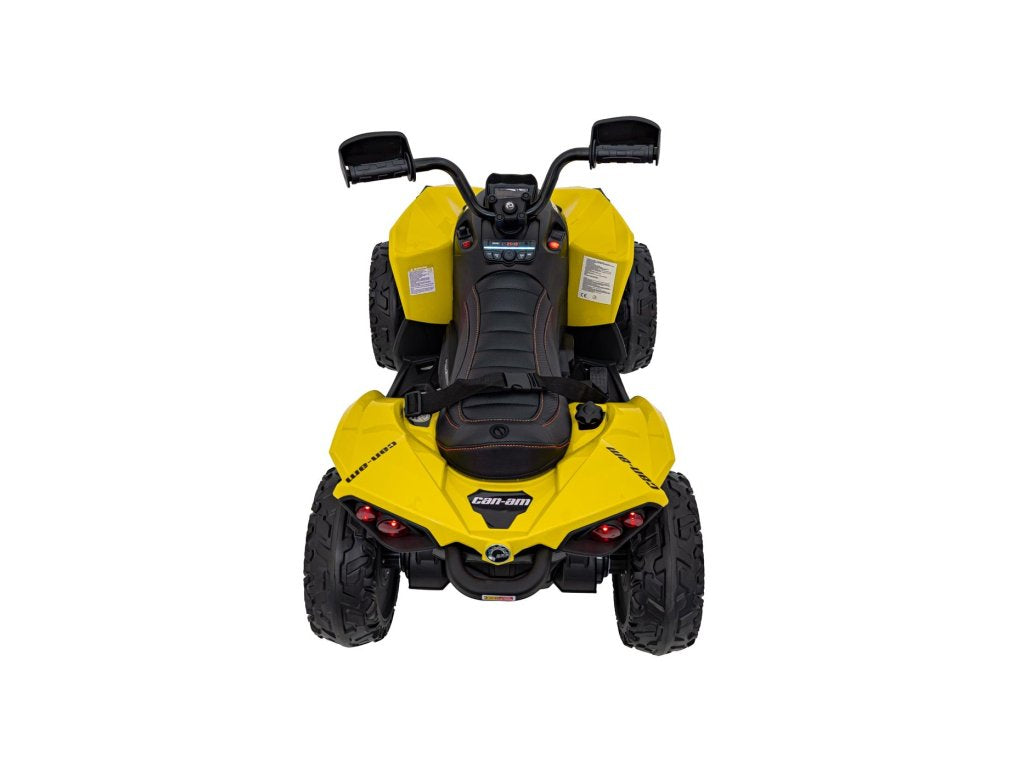 Yellow 24V Premium Edition Can-Am Renegade 4WD Ride-On Quad ATV for Kids