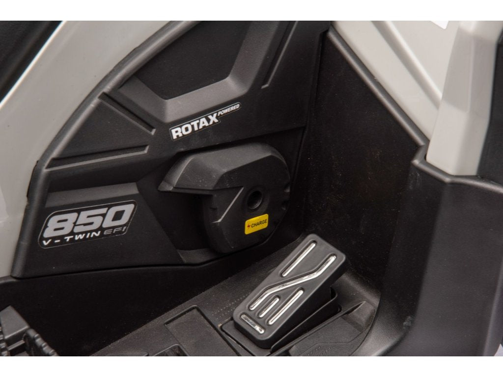 Grey 24V Premium Edition Can-Am Outlander 4WD Ride-On Quad ATV for 2 Kids