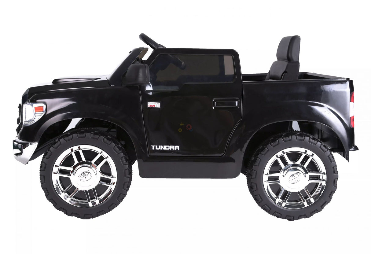 kids ride on car tundra 12 toyota 12v kidsvip black mini 2