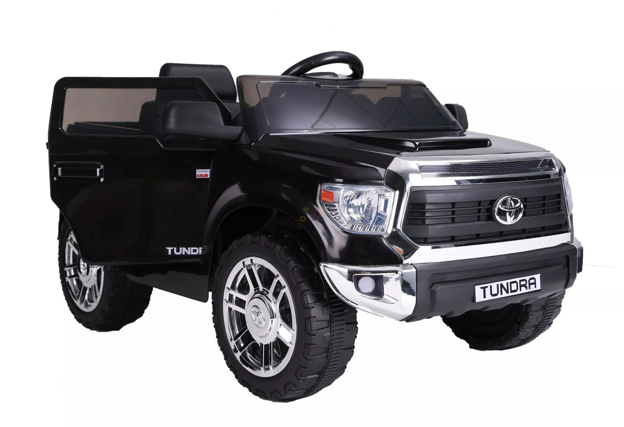 kids ride on car tundra 12 toyota 12v kidsvip black mini 4