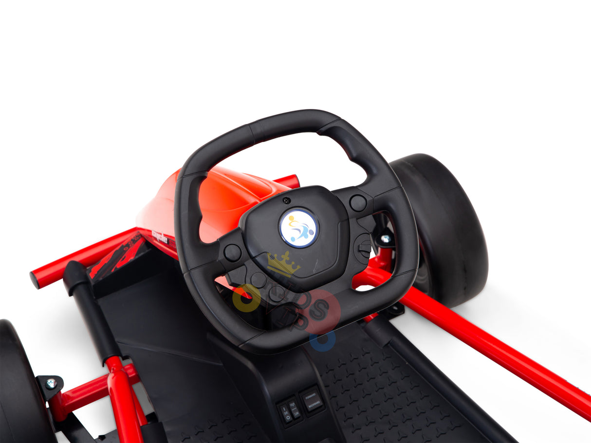 Red 24V Sport Challenger Drifting Go Kart