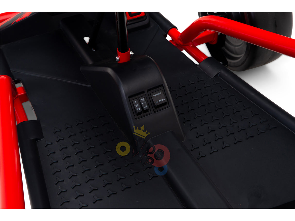 Red 24V Sport Challenger Drifting Go Kart