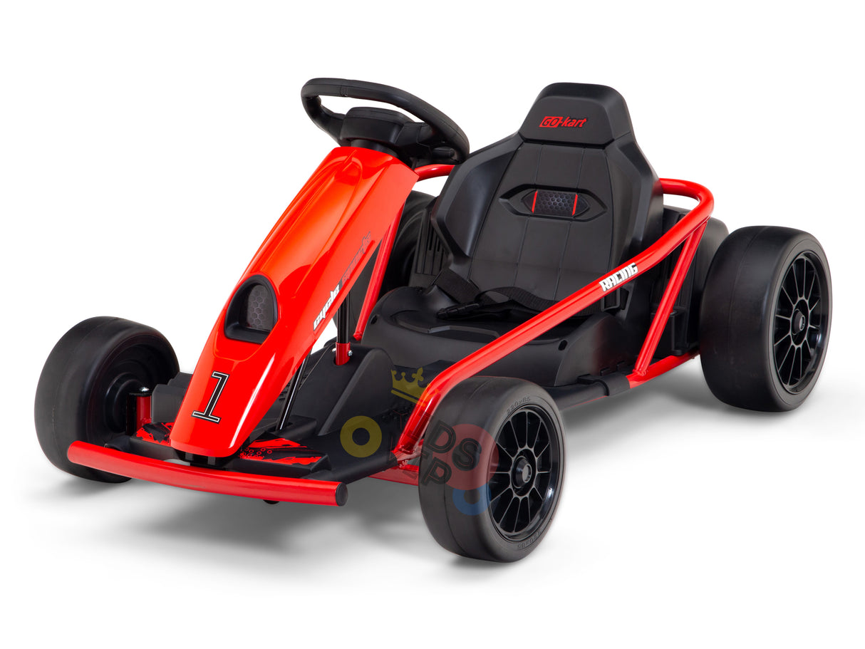 Red 24V Sport Challenger Drifting Go Kart