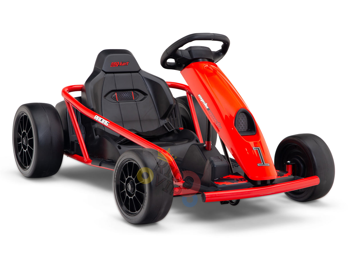 Red 24V Sport Challenger Drifting Go Kart