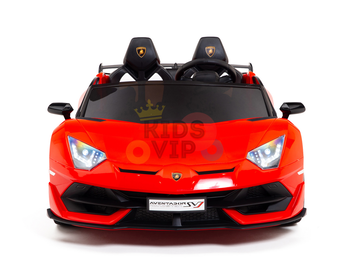 Red 24V Lamborghini Aventador SVJ Ultimate Kids' Ride-On Drifting Car
