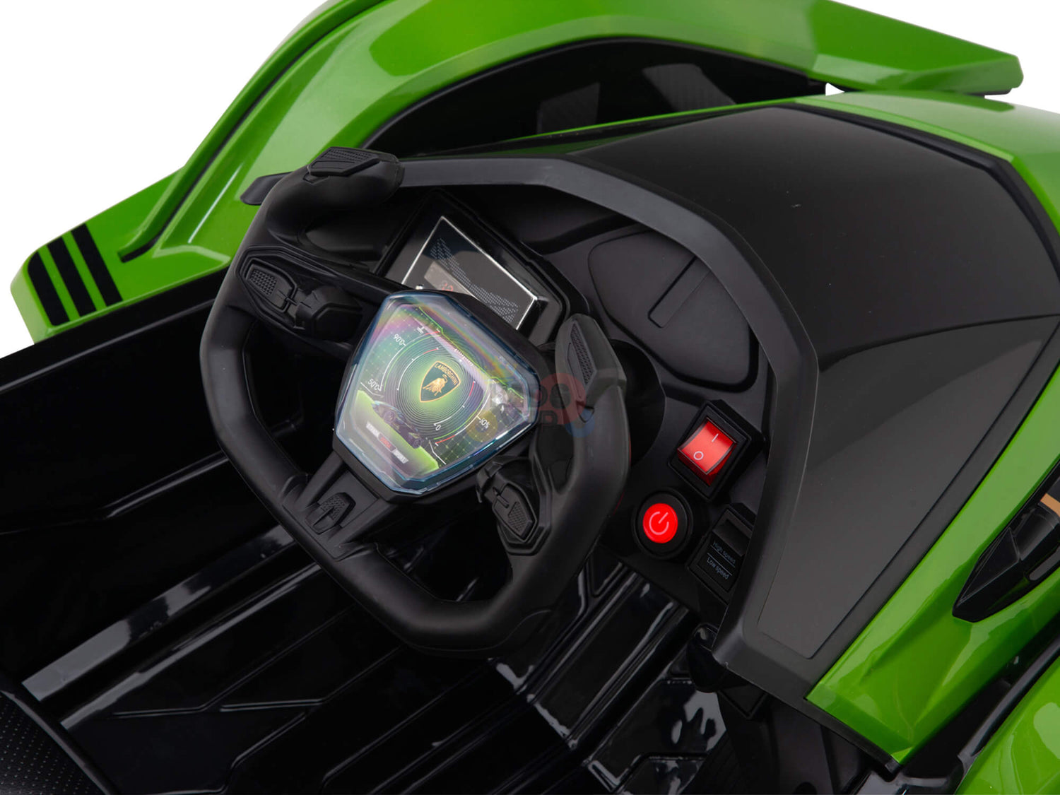 Green 12V Official Lamborghini Vision GT Kids Ride on car