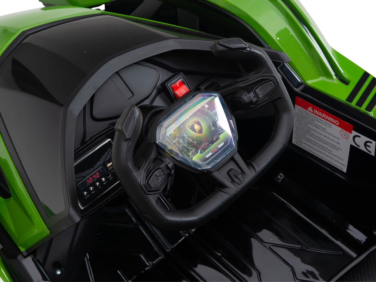 Green 12V Official Lamborghini Vision GT Kids Ride on car