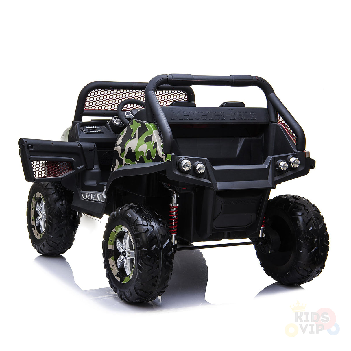 kidsvip mercedes unimog 24v ride on truck kids and toddlers army 10