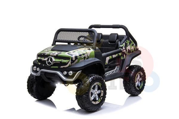 kidsvip mercedes unimog 24v ride on truck kids and toddlers army 17